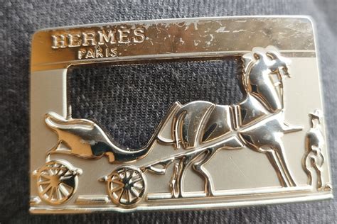 vintage Hermes klamra do paska 